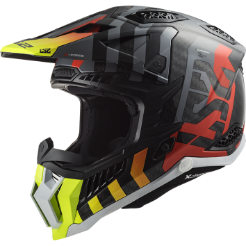 LS2 MX703 C X-FORCE BARRIER H-V YELLOW RED-06