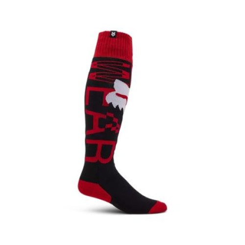 FOX 180 RACE SPEC SOCK [FLO RED]