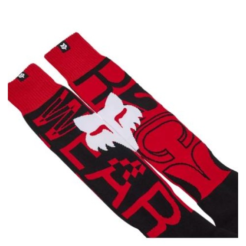 FOX 180 RACE SPEC SOCK [FLO RED]